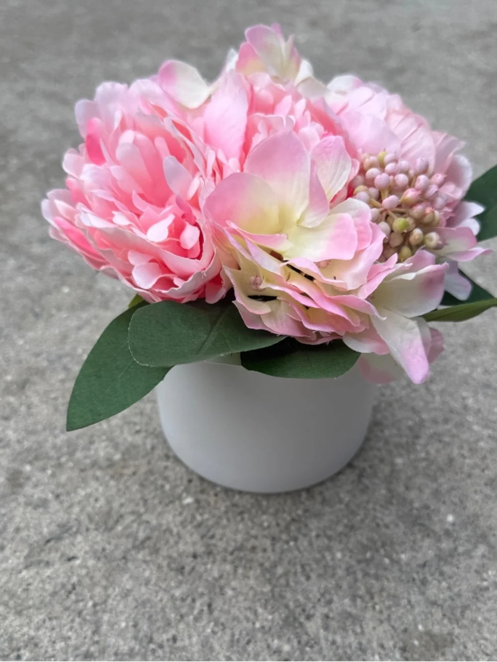 Pink Peony and Hydrangea Arrangement - NWT